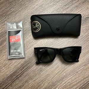 Brand New Polarized Ray Ban Mega Wayfarer